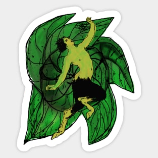 Pan god in greek Mythology Sticker